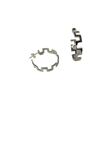The Jagged Creole Small Earring