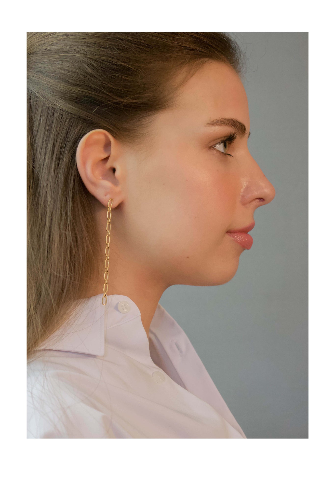 The Long Figaro Chain Earring