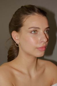 The Twisted Circle Earring
