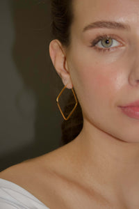The Sparkling Quader Creole Earring