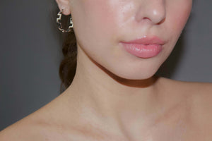 The Jagged Creole Small Earring