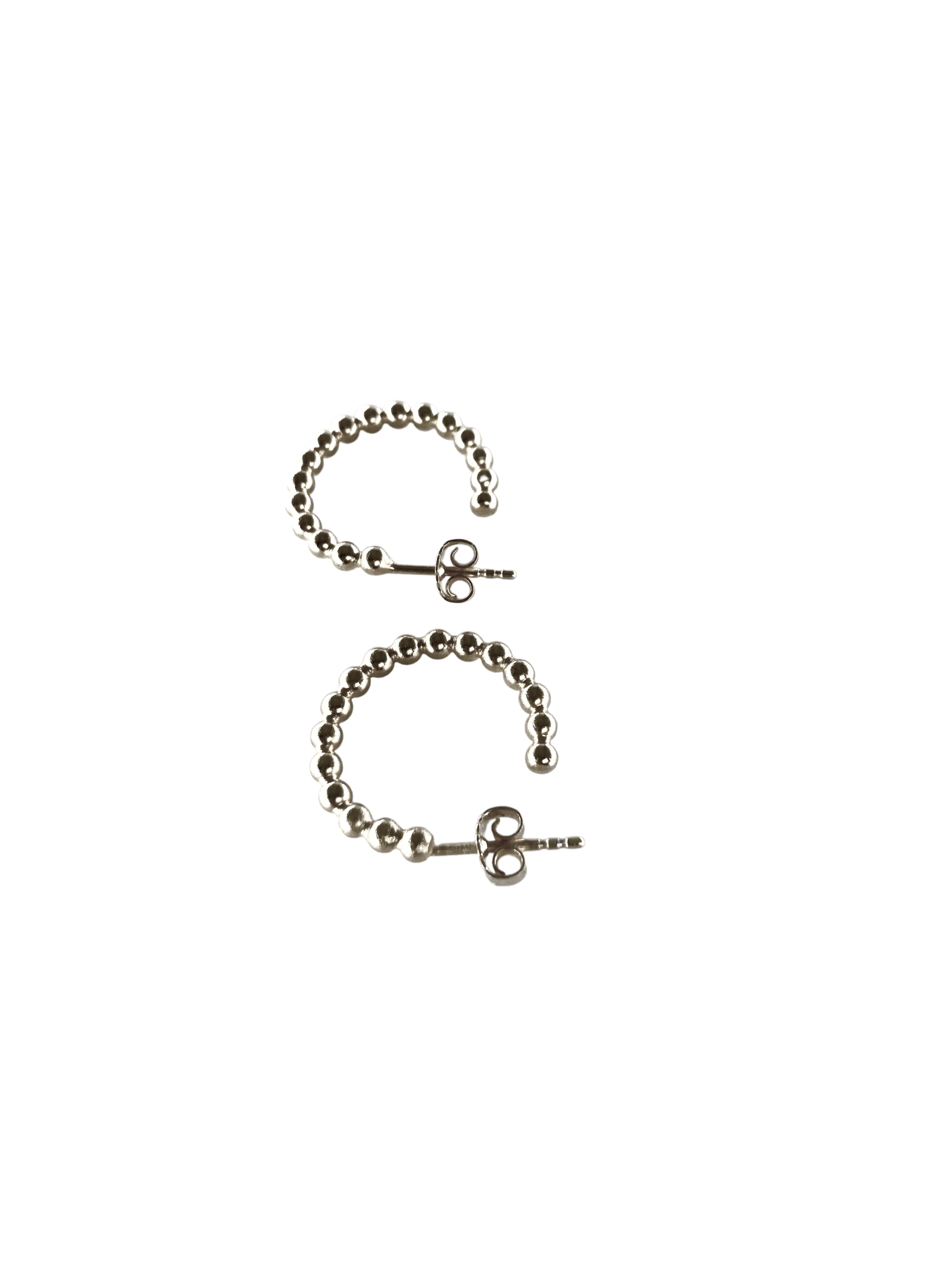 The Mini Pearl Chain Creole Earring