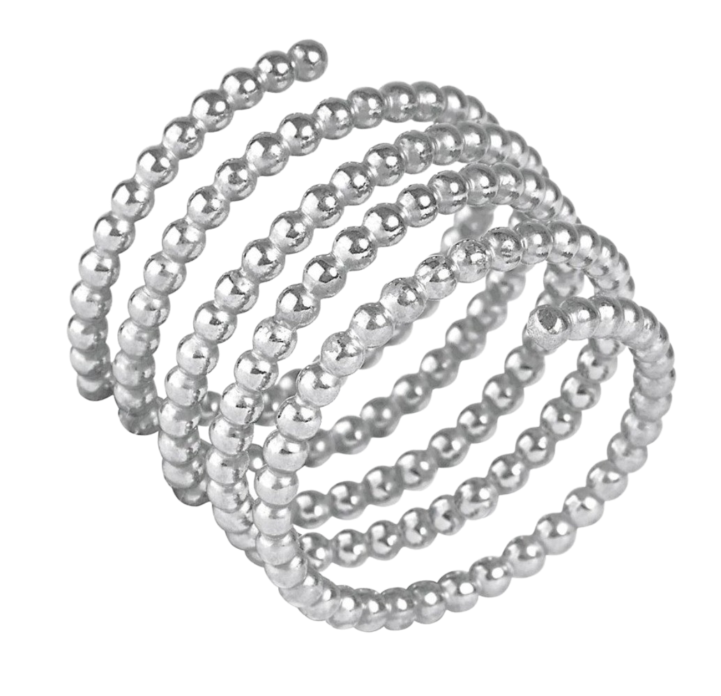 Quadruple Pearl Chain Ring
