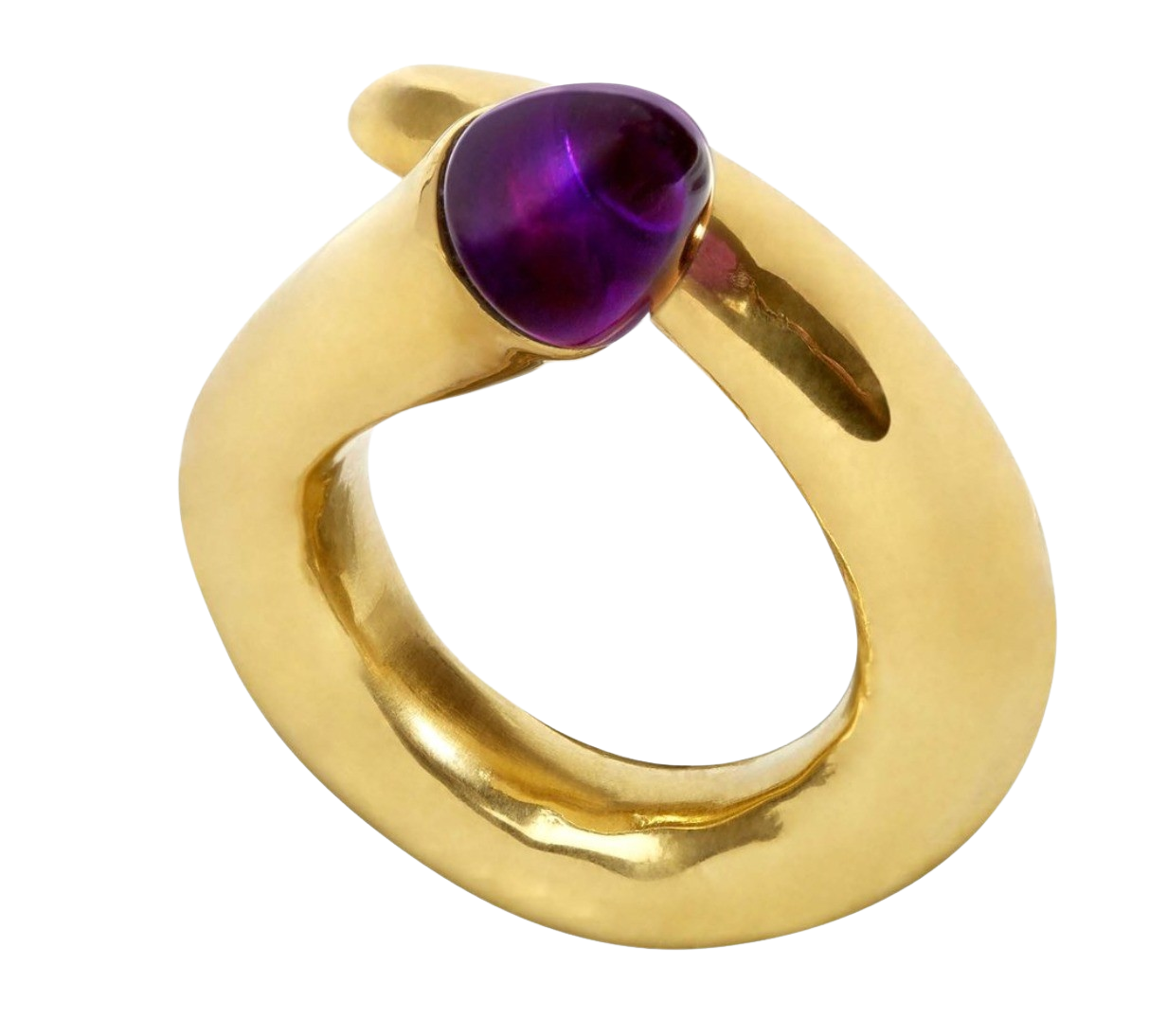 The Sling Ring with Amethyst