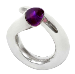 The Sling Ring with Amethyst