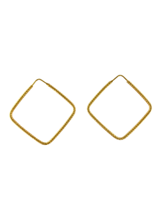 The Sparkling Quader Creole Earring