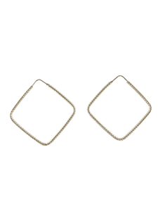 The Sparkling Quader Creole Earring