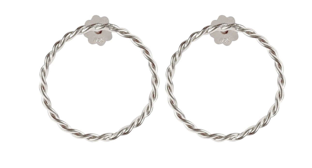 The Twisted Circle Earring