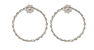 The Twisted Circle Earring
